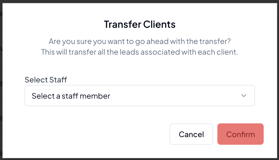 Client Transfer